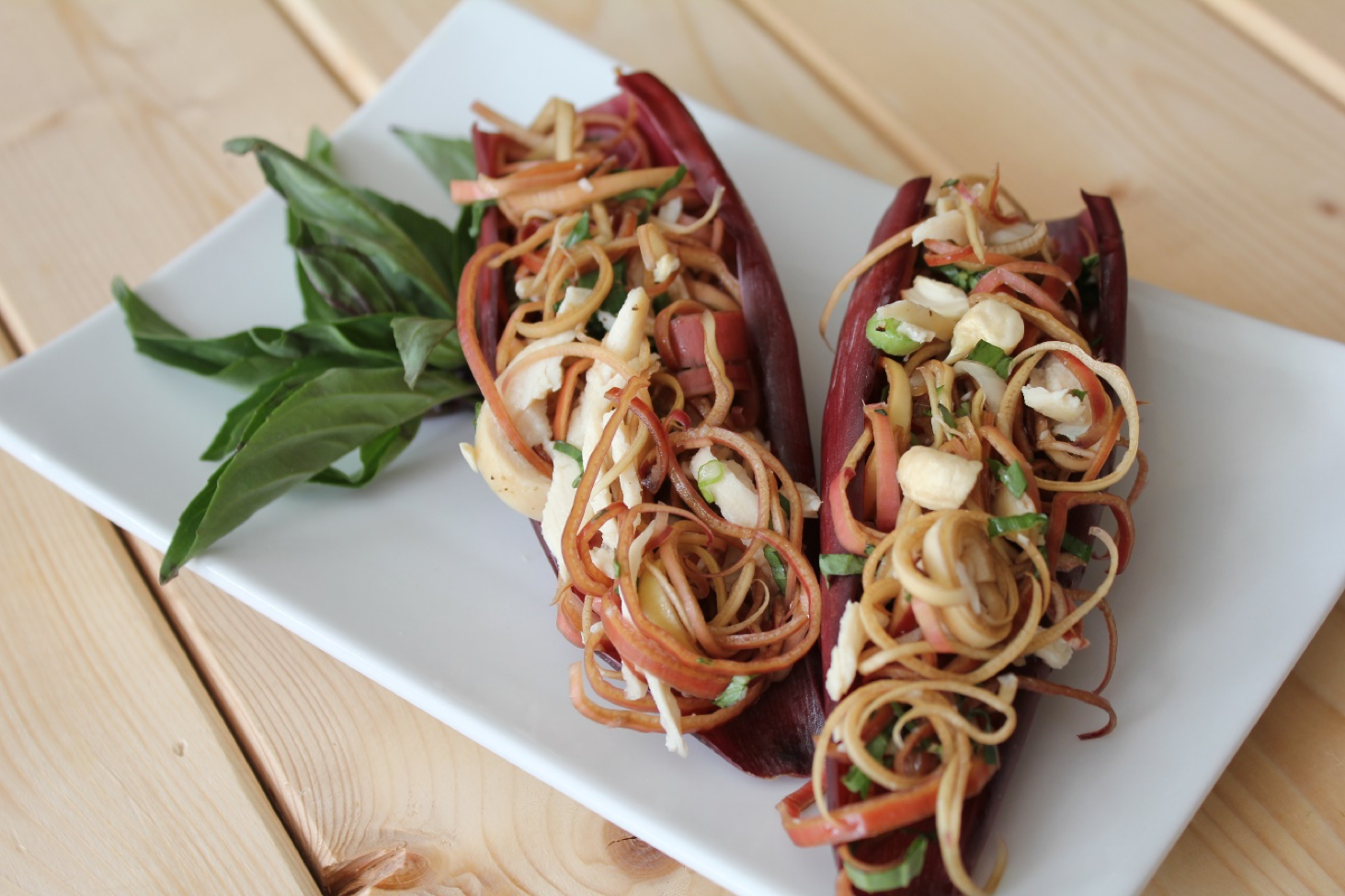 Banana Blossom Salad with Chicken